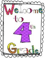 Welcome to 4th Grade!